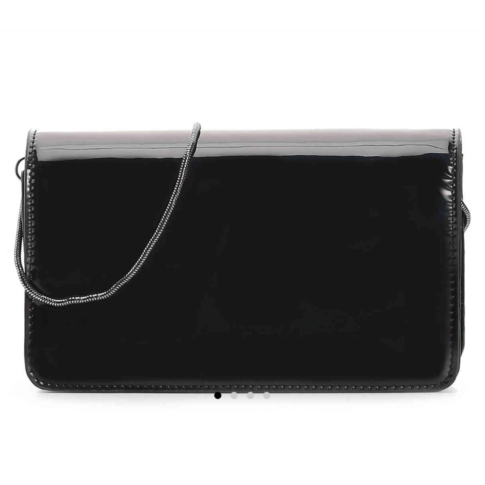*LAST CHANCE* Black Patent Mirrored Crossbody Bag